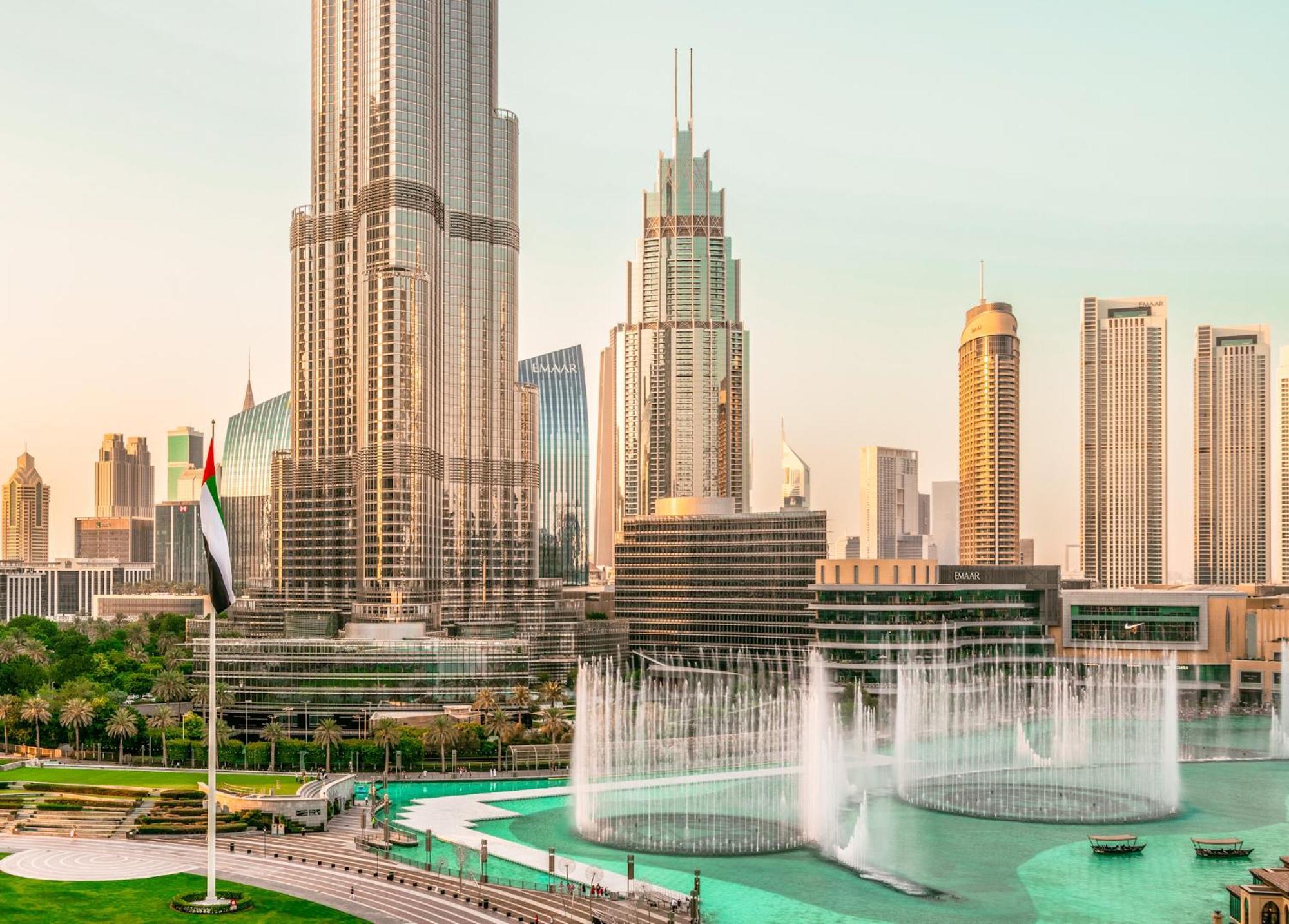 Elite Royal Apartment - Full Burj Khalifa & Fountain View - Premier - 2 Bedrooms & 1 Open Bedroom Without Partition Dubai Exteriör bild