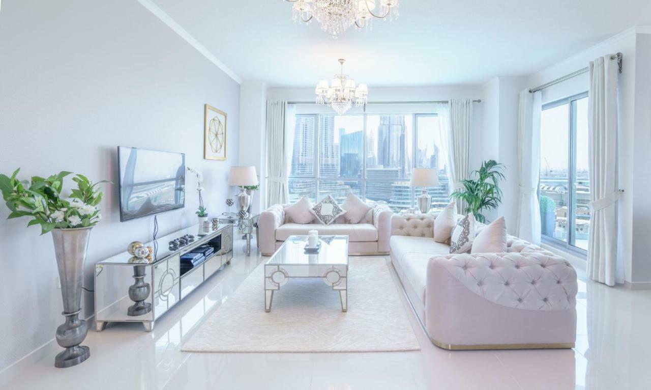 Elite Royal Apartment - Full Burj Khalifa & Fountain View - Premier - 2 Bedrooms & 1 Open Bedroom Without Partition Dubai Exteriör bild
