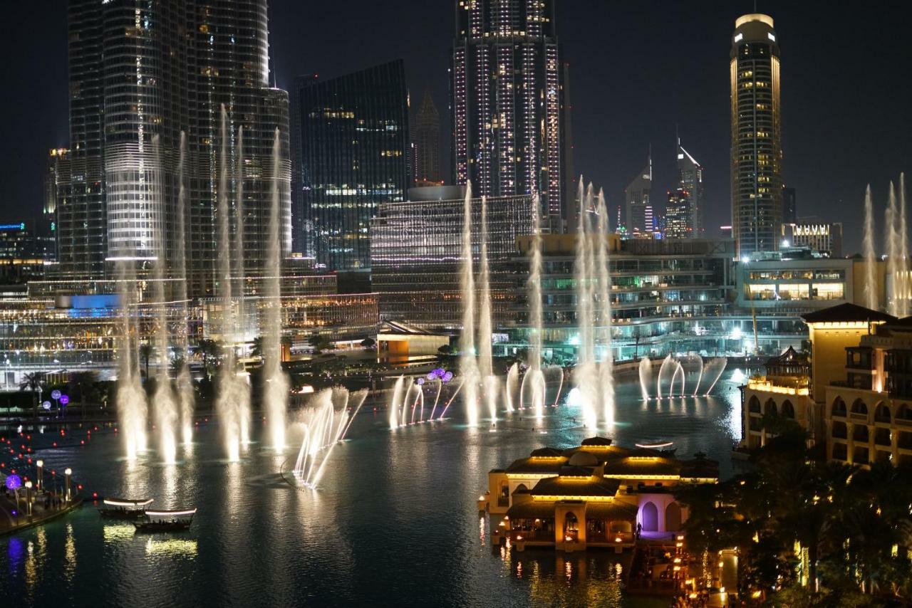 Elite Royal Apartment - Full Burj Khalifa & Fountain View - Premier - 2 Bedrooms & 1 Open Bedroom Without Partition Dubai Exteriör bild